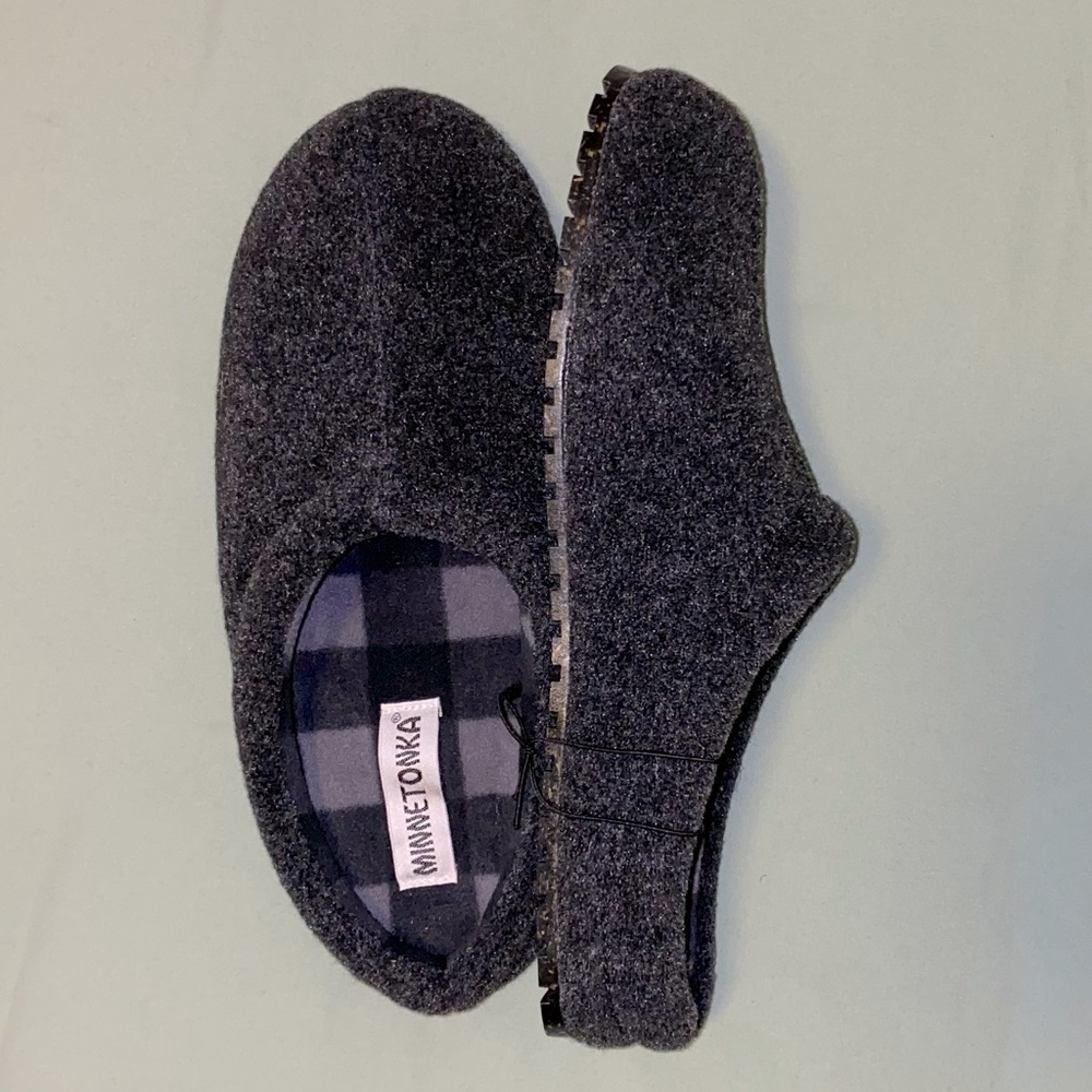 Grey/Black Men Slippers
